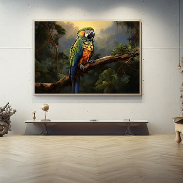 Hybrid Macaw Parrot Painting
